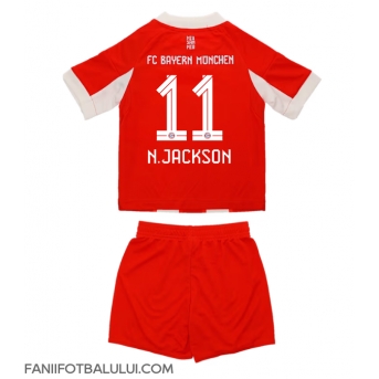 Bayern Munich Nicolas Jackson #11 Echipament de Fotbal Replică 2025-26 Copii Acasa (+ Șorturi)